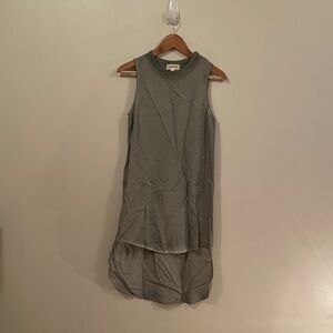 Cloth & Stone Charcoal High-Low Dress